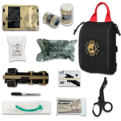 Trousse de secours Noire Pochette de Premier Secours Trekking