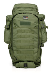 Sac à dos Verte Sac à Dos Grande Capacité Militaire